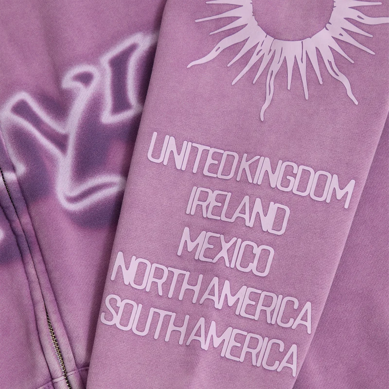 Zayn - KONNAKOL Purple Airbrush Hoodie