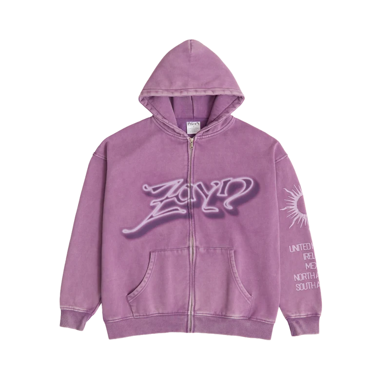 Zayn - KONNAKOL Purple Airbrush Hoodie