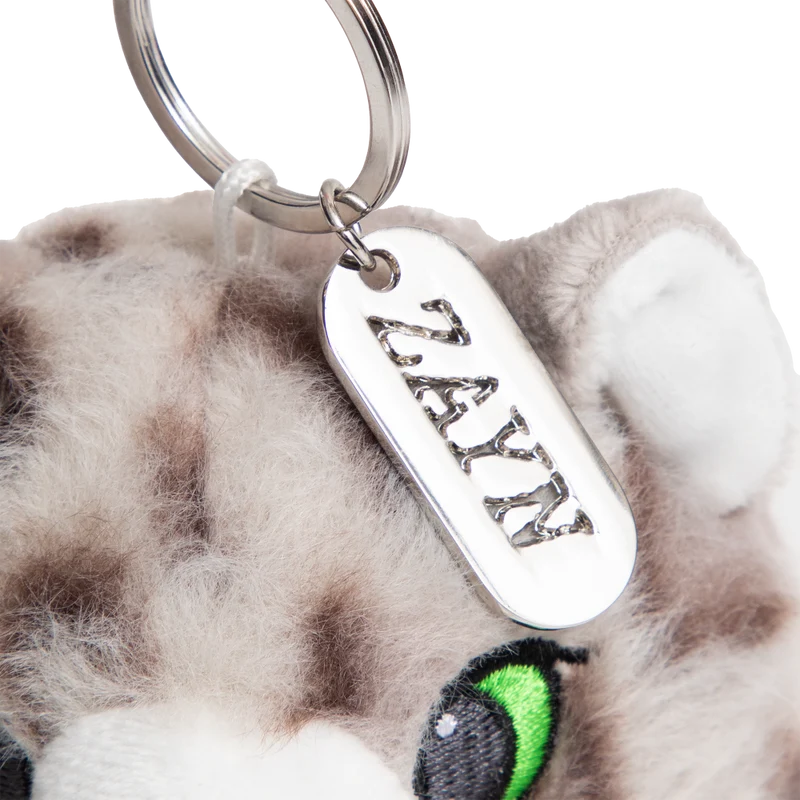 Zayn - Snow Leopard Plushie Keychain
