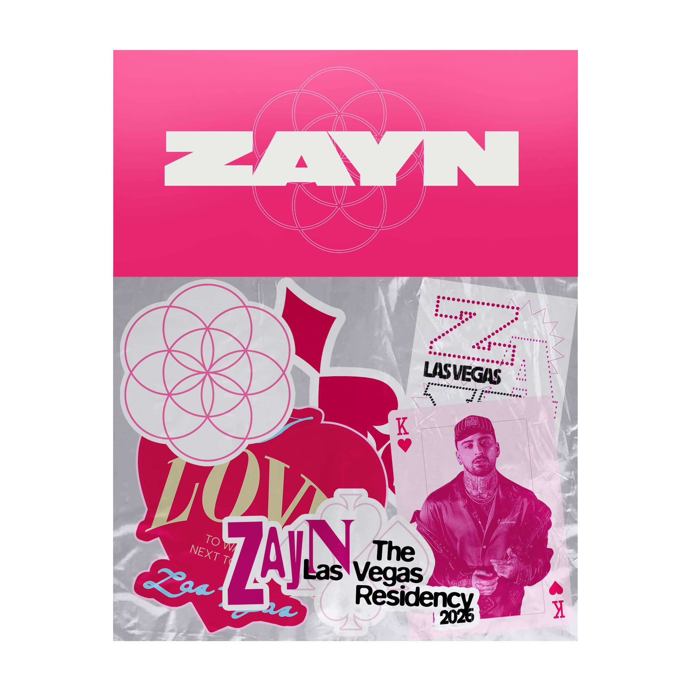 Zayn - Live in Vegas Sticker Set