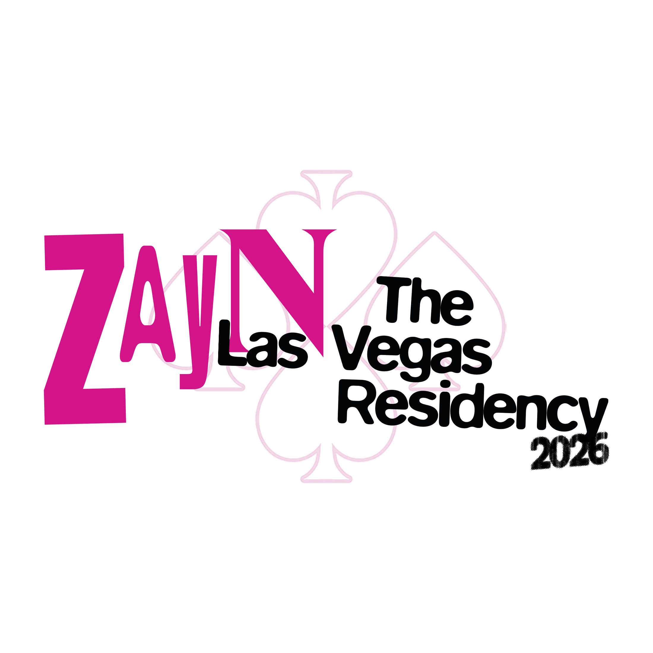 Zayn - Live in Vegas Sticker Set